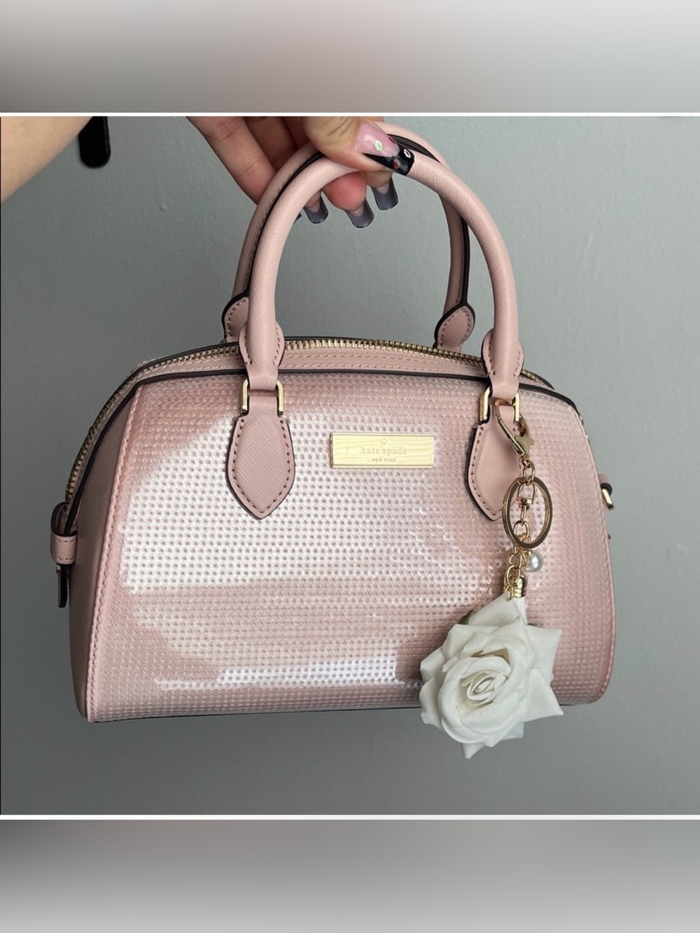 Kate Spade Madison Satin Sequin Purse